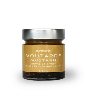 O&O Black Pepper and Lemon Mustard O&O Black Pepper and Lemon Mustard
