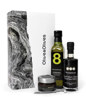 Olive Tree Gift Box - EV Olive oil, balsamic vinegar and chocolate spread (Copie) Olive Tree Gift Box - EV Olive oil, balsamic vinegar and chocolate spread (Copie)