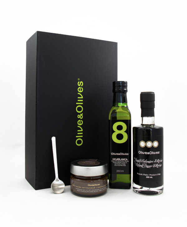 Holiday Gift Box - EV Olive oil, balsamic vinegar and chocolate spread