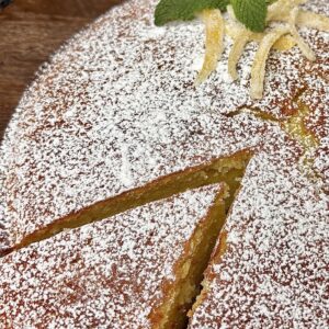 Gâteau au citron et à l’huile d’olive.
